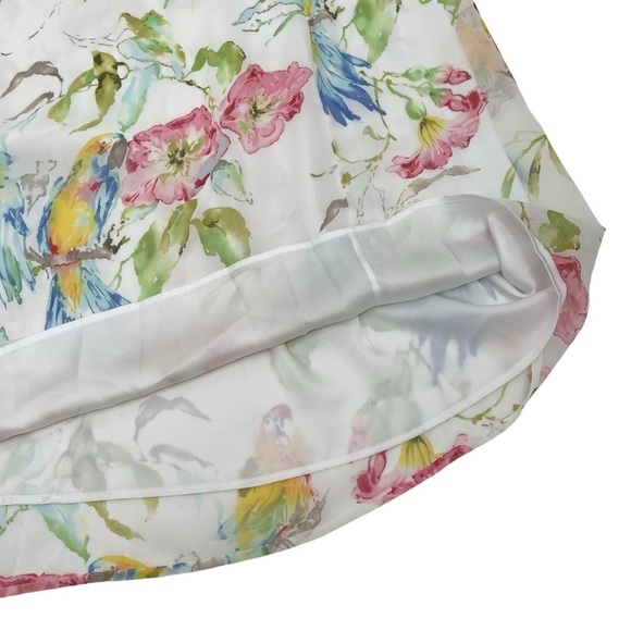 Tommy Bahama Weekend Escape Maxi Skirt Womens Size Medium Floral birds NWT - Picture 4 of 13